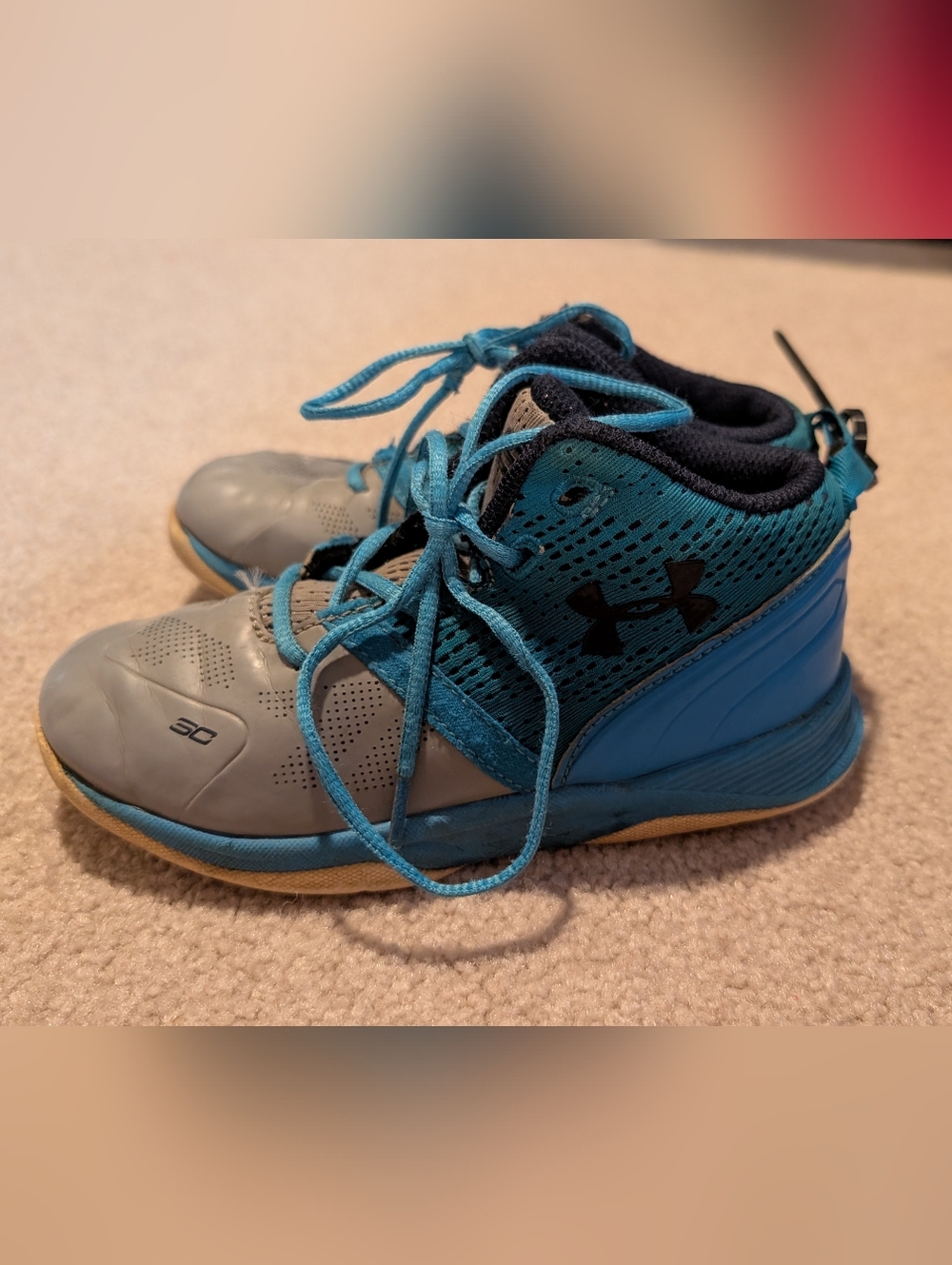 Under Armour Kids' Blue Athletic Shoes